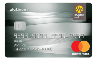 บัตรเครดิต กรุงศรี แพลทินัม มาสเตอร์การ์ด